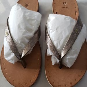 Frye Azalea Logo Flip Flop